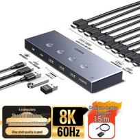 UGREEN AK701 HDMI 8K 4-Port KVM Switch