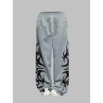 Harajuku Fashion Sweatpants Loose Trend Pants Retro Casual Comfortable Durable for Men Women Running Training S