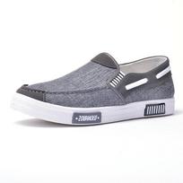 Cloth shoes lazy shoes soft sole cloth outdoor sports casual shoes breathable and comfortable 39 pilka spalva