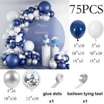 Royal Blue Balloons Garland Arch Blue Ballon Kit Wedding Anniversary Ceremony Decor Birthday Party Baby Shower Decoration Globos AS Picture