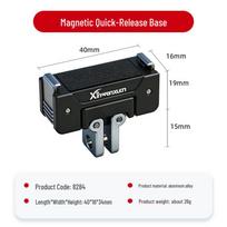 DJI Action 3/4/5 Pro Magnetic Quick Release Base with 360° Rotation for Sport Cameras