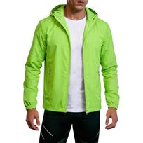 Lightweight Hooded Windbreaker Jacket for Men and Women Casual Zip Up Outerwear with Pockets for Outdoor Activities XL