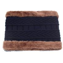 Skullies Beanies Vyriškos žieminės kepurės Vyrams Megztos kepuraitės Kepuraitės Moteriškos Šalikas Kaukolė Sportinis Kapotas be briemių žieminė kepurė Šilta Minkšta Stora Beanie Kepurė 24-24CM tamsiai mėlyna