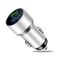 PD Automobilinis įkroviklis 66W Dvigubas USB Greitasis įkrovimas QC 3.0 Automobilinis telefono įkroviklio adapteris iPhone 13 12 Samsung Xiaomi Huawei juoda