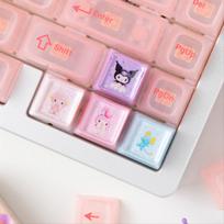 Official Sanrio My Melody & Kuromi Keycap 4-Piece Set 4-Piece Set