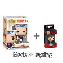 Stranger Things POP modelis Rankų darbo ornamentas Steve-674+keyring