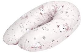Krūtų pagalvė Lorelli Little Bear rožinė 190 cm medvilnė skalbiama