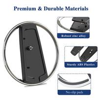 Vertikalus stovas PS5 ir PS5 Slim konsolėms, Originalus 1:1 metalinis pagrindas Playstation 5 diskams ir skaitmeninio leidimo priedams