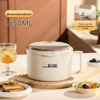 Qiwei 304 Stainless Steel Instant Noodle Bowl with Lid
