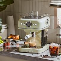 Bear KFJ-E12Q5 20-Bar Espresso Machine with Milk Frother CN plug (adapter included)