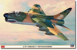Hasegawa American Corsair II Vietnam Camouflage Plastic Model Kit 07539 1/48 A-7D (Airplane)