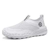 Lazy casual shoes summer new hollow large mesh breathable sports shoes light shoes 39 balta