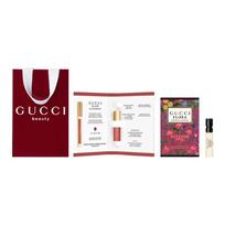 Gucci Colorful Watery Lip Gloss Qimeng Fragrant Gardenia Perfume Trial Pack EDP 1ml+1.5ml Floral and Fruity Fragrance ruda