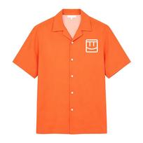Rec Room Game Graphic Shirts Men Women Button-up Chemise Short Sleeve Casual Fashion Unisex Camisa Graphic Streetwear S