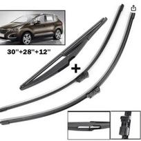Suitable for Peugeot 3008 2008 2009-2015 front and rear window windshield wipers 30 inches + 28 inches + 12