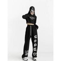 Moterų Vaikų Gatvės Šokiai Hip Hop Laisvos Sportinės Kelnės Pavasario Vasaros Drabužiai 3XL black