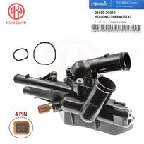 HONGWIN Radiator Coolant Thermostat Housing 25600-2G010,256002G010,25600 2G010 For Hyundai Kia Forte Sedan Koup 2011  2012  2013