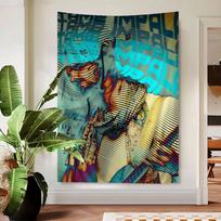 Popular Band T-Tame I-Impala Hanging Bohemian Tapestry Bohemian Wall Tapestries Mandala Kawaii Room Decor 60x90 cm