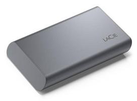 LACIE Mobile SSD with Secure Thunderbolt technology, 1 TB, USB Type-C 3.2 Gen 2 (3.1 Gen 2), Grey