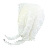 Vintage Lace Flower Bandanas Veil Latin Mass Head Scarf Head Covering Elegant Bridal Veil Church Veil Travel Headwrap G white