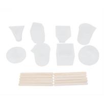 18Pcs Epoxy Resin Silicone Mold Measuring Cup Set DIY Jewelry Making Tool Accessory