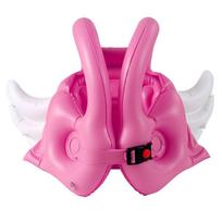 Angelų sparnų plūdrumo liemenė 2-8 metų vaikams Pripučiamas PVC plūdurė baseinui Mokytis plaukti Plaukiojimas plaustu Saugos priedai Gelbėjimosi liemenė Size M for 2-4 Age rožinė