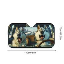 Car Sun Shades Cover Anti-UV Protection Car Window Sunshades Foldable Outdoor Windshield Sunshade Summer Fun Auto Accessories