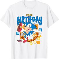 Sonicas Ežys Gimtadienis Tai Mano Gimtadienis Šaukiantis Sonic Marškinėliai XXXXXL balta