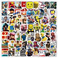 Perfect Roblox Cartoon Game Stickers 103 Pcs Waterproof Reusable No Residue Decorative Decals For Kids Phone Laptop Fridge Water Bottle