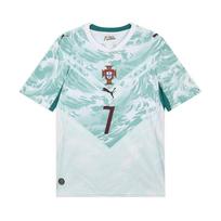 Puma Portugalijos išvykos sirgaliaus versija Cristiano Ronaldo 7 Greitai džiūstantys trumpomis rankovėmis futbolo marškinėliai Vyriški viršutiniai drabužiai 788146-77 XXL