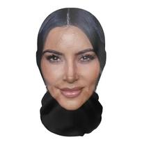 Kanye Kaukė 3D Spausdinta Elastingas Tinklelis Pilno Veido Kaukė Vyrams Moterims Cosplay Galvos Apdangalas Hip Hop Mada Balaklava Gobtuvas Kepurė Galvos Apdangalas
