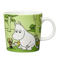 Officially imported Moomin mug 0.3L Classic Green