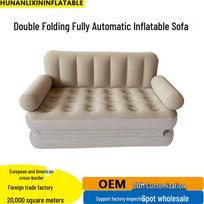 Lauko automatinė pripučiama sofos-lova - Sulankstomas kempingo oro čiužinys. Single Folding Sofa chaki