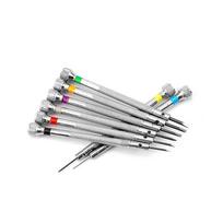 8Pcs Flat Head Small Screwdriver Set Precision Watchmaker Kit for Eyeglass Jewelry Electronics Home DIY Repair Tool 8PCS