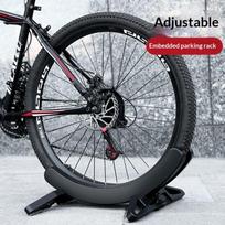 Adjustable Floor Bike Stand Road Bike Rack Compact Metal Bicycle Parking Holder for Indoor Garage House Apartment juoda