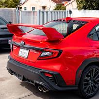 Naujas automobilio galinės bagažinės spoilerio lūpa Sparno lūpa Subaru WRX STI 2022 2023 2024 2025 m. Galinis spoileris Sparnas Galinės lūpos spoileris raudona