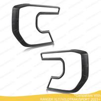 Priekinio žibinto dangtelis Ford Ranger Raptor Next Gen 2023 2024 Wildtrak XLT Sport žibintų gaubtai Automobilio aksesuarai Headlight Covers black