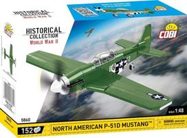 Maketas - COBI - 5860 - P-51D Mustang - Plastikas - Surinkti patiems - Mišrus