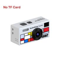 Retro Keychain Thumb Camera Mini Pocket Snap Keychain Backpack CCD Digital Camera Bag Charm with 1080P HD Video Recording balta