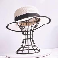 Metal Hat Display Stand Wig Organizer Rack Baseball Cap Storage for Styling