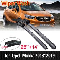 Automobilių valytuvų šluostės Opel Mokka 2013~ Priekinio stiklo valytuvai Vauxhall Mokka X 2014 2015 2016 2017 2018 Automobilis LHD