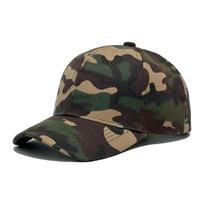 Camouflage Baseball Cap, Flat Cap, Adult Outdoor Golf Sunshade Cap, Hip-hop Cap, Men's and Women's Baseball Street Dance Cap one size (56-58cm) black