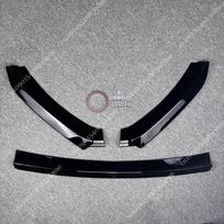 Priekinio buferio lūpos spoilerio skirstytuvo difuzoriaus tiuningas Seat Leon 3 MK3 MK3.5 5F ST SC TSI TDI Cupra FR 2012-2019 3 vnt. Kėbulo komplektas MK3 Gloss Black