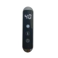 Digital Display Thermostat Switch Temperature Controller Timer With Sensor For Steel Pipe Bathroom Electric Towel Heating Rack Black