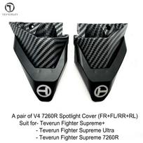 Originalus Teverun 7260R priekinio žibinto dangtelis Oficialus Teverun 7260R žibinto dangtelis Teverun Fighter Supreme 7260R elektriniam paspirtukui 1 Pair