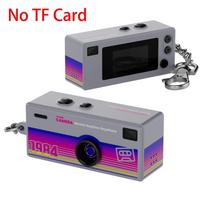 Gifts Retro Keychain Thumb Camera Bag Charm Mini Thumb Camera Keychain with 1080P HD Video Recording Backpack CCD Digital Camera