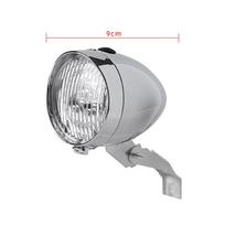 Classical Retro Bicycle Headlight Abs Shell 3 Led Bike Light Bicycle Night Riding Safety Warning Front Lamp Without Battery