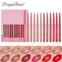 12pcs/set Matte Lipstick and Lip Liner Set, Long Lasting Waterproof Lipstick with Smooth Texture and Bold Color for Women 12pcs