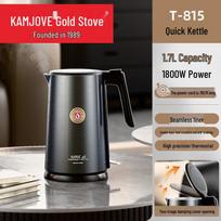 Kamjove T-815 1.7L 304 Stainless Steel Electric Kettle CN plug (adapter included)