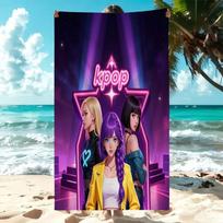 1pc K-pop Idol Beach Towel Microfibra Absorbent Cool Room Stuff Bath Towel for Pools Swimming Outdoor Gym Yoga 40X60CM